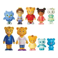 Conjunto de 10 figuras de família e amigos de Daniel El Tigre 2018 Foto mini 2