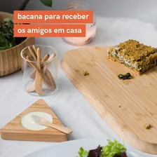 Conjunto De 12 Mini Colheres De Bambu - Oikos Cabo Natural Foto mini 4