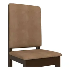 Conjunto De 2 Cadeiras Mistic Suede Tabaco Foto mini  3
