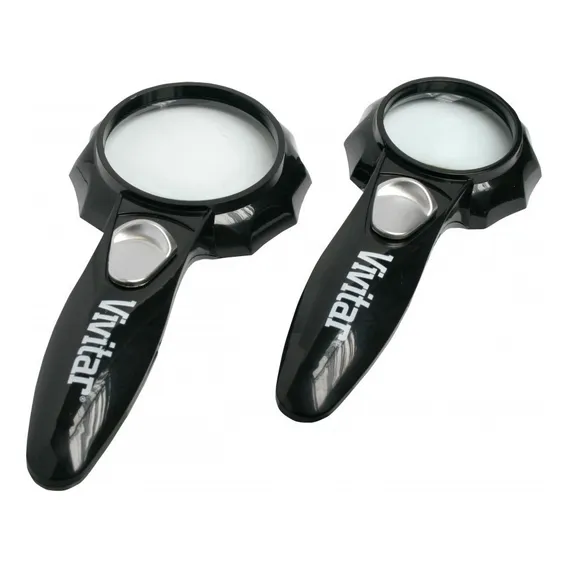 Conjunto De 2 Lupas De Aumento Com Iluminação Por Leds Foto 1