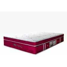 Conjunto de base e colchão massageador casal ALLMAG COLCHÕES MAGNÉTICOS Slim Casal SLIM (25 cm) vermelho vinho - 1.88m de comprimento - 25cm de altura - 1.38m de largura Foto mini 1