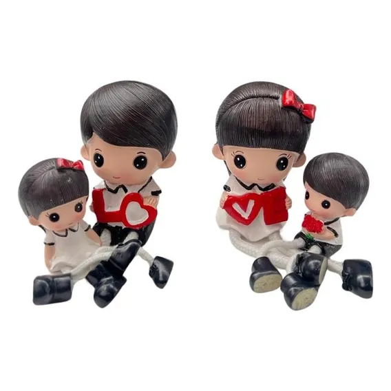 Conjunto De Bonecos Decorativos Casal Love Decoração Foto 1