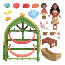 Conjunto de Brinquedo Casa Moana e Simea com Pua e Acessórios Mattel Foto mini 4