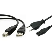 Conjunto De Cabos Para: Epson Tx 105 | Energia + Usb Foto mini 1