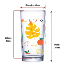 Conjunto de Copo Ld Multiuso Orange 6pcs 255ml, Ruvolo Foto mini  2
