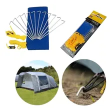 Conjunto De Estacas Camp Kit Para Barracas Camping Ntk Foto mini 3