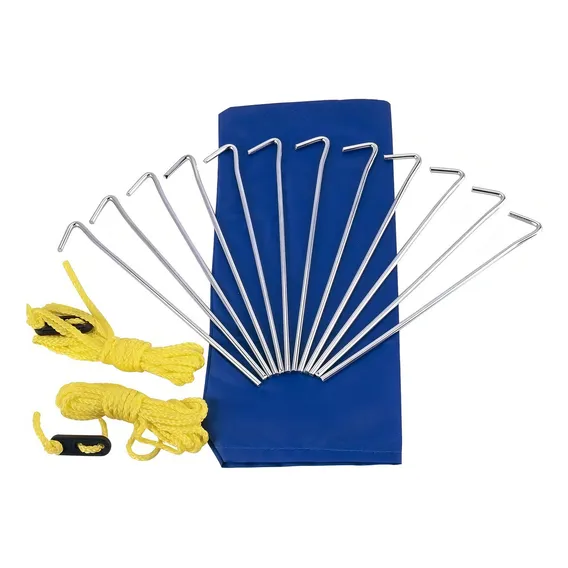 Conjunto De Estacas Camp Kit Para Barracas Camping Ntk Foto 1