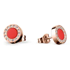 Conjunto De Joias Bering 427-707, Colar Vermelho E Brincos D Foto mini 3