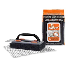 Conjunto De Limpador De Churrasco Q-swiper, Escova De Grelha Foto mini 4