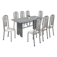Conjunto De Mesa 180x75cm Tampo Granito Com 8 Cadeiras Foto mini  2