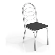 Conjunto De Mesa Tampo Vidro Elba Com 6 Cadeiras Ghwt Foto mini 3
