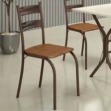 Conjunto De Mesa Teixeira Macaé Tampo Pedra Marrom Off White Foto mini 4