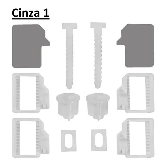 Conjunto De Parafusos De Fixação P/ Assento Almofadado Astra Cor Cinza 1 Foto 1