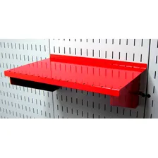 Conjunto De Prateleira Wall Control Asm-sh-1609 9 De Painel Perfurado Profundo Para Painel Perfurado E Painel Ranhurado Para Ferramentas, Vermelho Foto mini 2
