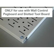 Conjunto De Prateleira Wall Control Asm-sh-1609 9 De Painel Perfurado Profundo Para Painel Perfurado E Painel Ranhurado Para Ferramentas, Vermelho Foto mini 3