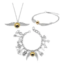 Conjunto De Pulseira, Anel, Colar Harry Potter Foto  mini 1