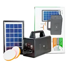 Conjunto Emergencia Energia Solar Lampadas Bivolt Foto mini 1