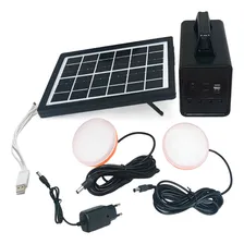 Conjunto Emergencia Energia Solar Lampadas Bivolt Foto mini 2