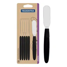 Conjunto Espátulas Para Manteiga 6 Peças Tramontina Preto Foto mini 3