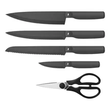 Conjunto Facas 6 Peças Com Cepo Action - Brinox Foto mini 2