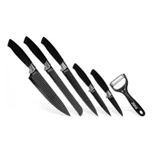 Conjunto Facas Antiaderente Aço Inox 6 Peças Tesoura Foto mini 2