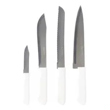 Conjunto Facas Kit 4 Pçs Aço Inox Cheff Carne Kitchen Clink Foto mini 3