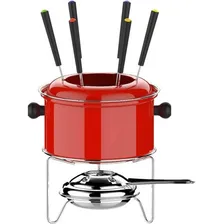 Conjunto Fondue Pequeno 10 Peças Vermelho Foto  mini 1
