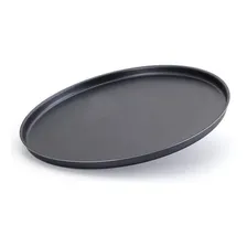 Conjunto Forma Pizza Assadeira Aço Carbono Furo 32cm 2 Peças Foto mini  3
