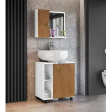 Conjunto Gabinete Pequin Com Espelheira Genova Jdm Foto mini 2