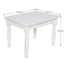 Conjunto Infantil Mesa 68x52cm Com 2 Cadeiras Madeira Foto mini  3
