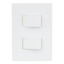 Conjunto Interruptor Duplo Simples 10a Lunare Schneider Cor Branco Corrente nominal 10 A Foto  mini 1