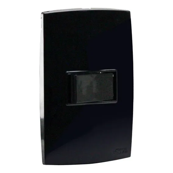 Conjunto Interruptor Paralelo Preto Force Line Foto 1