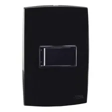 Conjunto Interruptor Simples 10a Preto - Force Line Foto mini 1