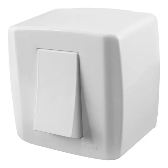 Conjunto Interruptor Simples De Sobrepor Box Slim Ilumi 8417 Foto 1