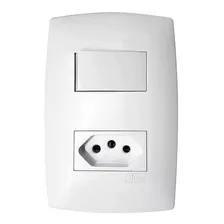 Conjunto Interruptor Simples E Tomada 20a Home Blux Foto mini 1