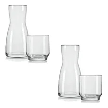 Conjunto Jarra Moringa 500ml 2 Peças Com Copo Vidro Nadir Foto mini 1