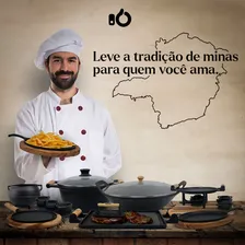 Conjunto Jogo 5 Pçs Caçarolas Frigideira Ferro Panela Mineir Foto mini 4