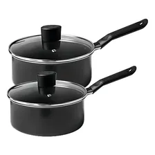 Conjunto Jogo Panela Antiaderente Brinox Preto Ebony 5 Peças Foto mini 4