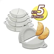 Conjunto Kit 5 Tamanhos Forma Molde Pastel Salgados Keita Foto mini 4