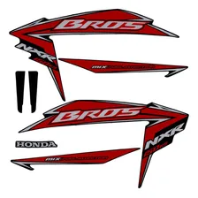 Conjunto Kit Adesivos Honda Nxr 150 Bros Ks Mix 2010 Preta Foto mini  2