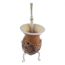 Conjunto Kit ChimarrĂŁo Mate TererĂȘ Bomba E Cuia Com TripĂ© Foto mini 1