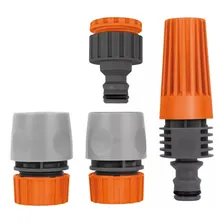 Conjunto Mangueira Esguicho Kit Bico Engate Rápido 4 Peças Foto  mini 1
