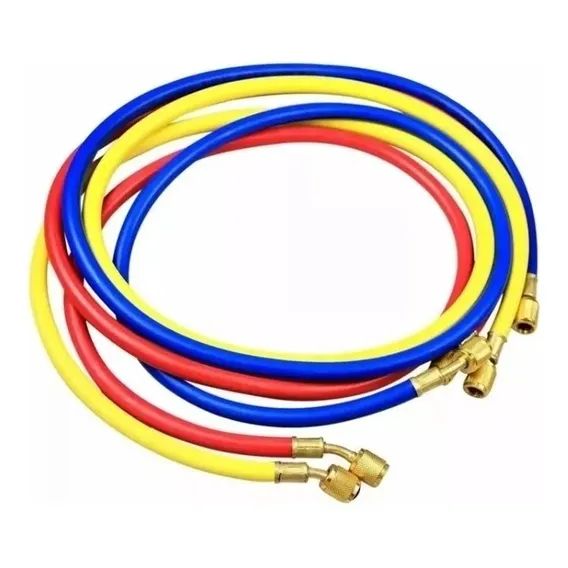 Conjunto Mangueiras 2,50m Manifold R22/ R134/ R22/ R407 Foto 1