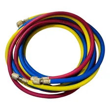 Conjunto Mangueiras 2,50m Manifold R22/ R134/ R22/ R407 Foto mini  3
