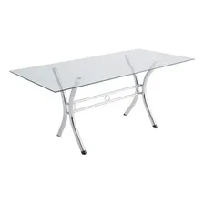 Conjunto Mesa 8 Cadeiras Cromado Unimovel M贸veis Wt Foto mini 3
