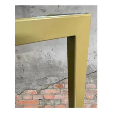 Conjunto Mesa Branca 4 Cadeiras Pequena Estofado Dourado Cor Laca Branca Foto mini 2