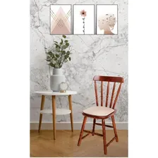 Conjunto Mesa Com 4 Cadeiras Madeira Maciça Dalas Foto mini 4