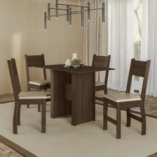 Conjunto Mesa Com 4 Cadeiras Milano Foto mini  2