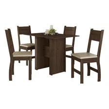 Conjunto Mesa Com 4 Cadeiras Milano Foto  mini 1