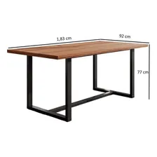 Conjunto Mesa Com Banco E 2 Cadeiras Rústico Bawt Foto mini 3